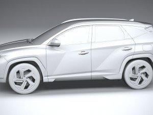 Hyundai Tucson 2021 3D Model