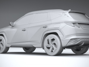 Hyundai Tucson 2021 3D Model