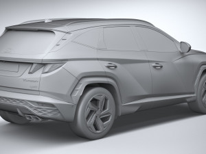 Hyundai Tucson 2021 3D Model