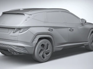 Hyundai Tucson 2021 3D Model