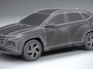 Hyundai Tucson 2021 3D Model