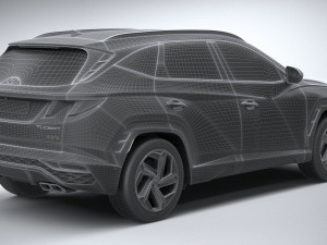 Hyundai Tucson 2021 3D Model