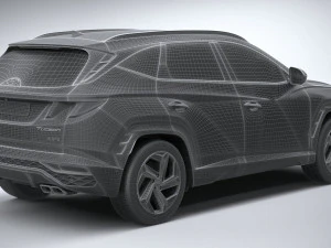 Hyundai Tucson 2021 3D Model