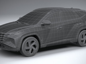 Hyundai Tucson 2021 3D Model