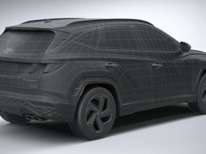 Hyundai Tucson 2021 3D Model