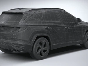 Hyundai Tucson 2021 3D Model