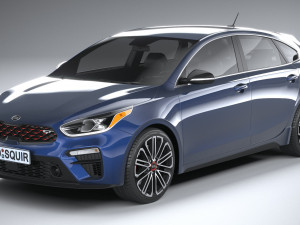 Kia Forte GT Hatchback 2021 3D Модель