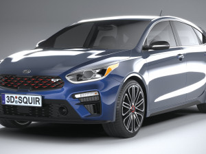 Kia Forte GT Hatchback 2021 3D Модель