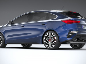 Kia Forte GT Hatchback 2021 3D Модель