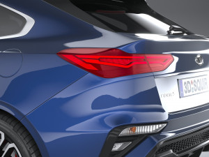 Kia Forte GT Hatchback 2021 3D Модель