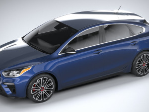 Kia Forte GT Hatchback 2021 3D Модель