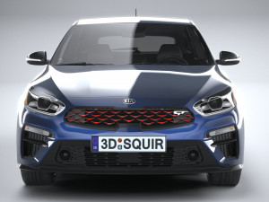 Kia Forte GT Hatchback 2021 3D Модель