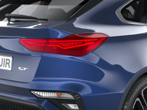 Kia Forte GT Hatchback 2021 3D Модель
