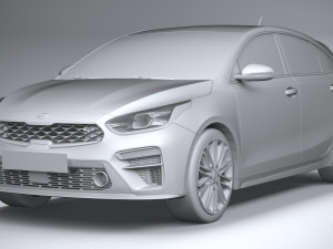 Kia Forte GT Hatchback 2021 3D Модель