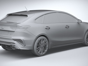 Kia Forte GT Hatchback 2021 3D Модель