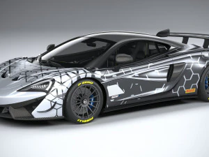 迈凯伦 620R 2020 3D 模型