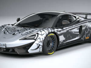 Mclaren 620R 2020 3Dモデル