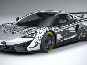 Mclaren 620R 2020 3D Model