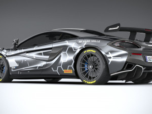 Mclaren 620R 2020 3Dモデル
