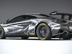 Mclaren 620R 2020 3D Model