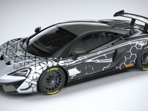 Mclaren 620R 2020 3Dモデル