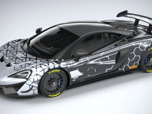 Mclaren 620R 2020 3D Model