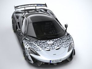 Mclaren 620R 2020 3Dモデル
