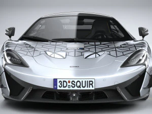 Mclaren 620R 2020 3D Model