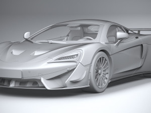 Mclaren 620R 2020 3Dモデル