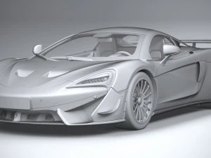 Mclaren 620R 2020 3D Model
