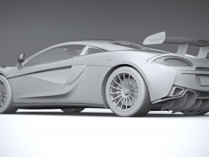 Mclaren 620R 2020 3Dモデル