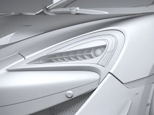 Mclaren 620R 2020 3D Model