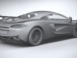 Mclaren 620R 2020 3Dモデル