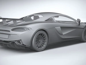 Mclaren 620R 2020 3D Model