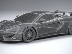 Mclaren 620R 2020 3D Model