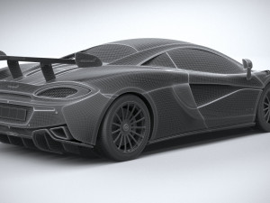 Mclaren 620R 2020 3Dモデル