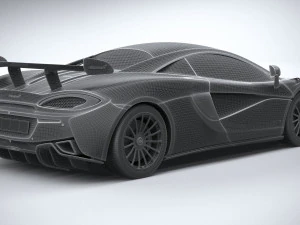 Mclaren 620R 2020 3D Model