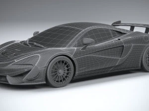 Mclaren 620R 2020 3D Model