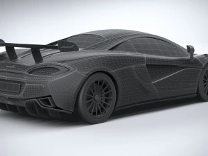 Mclaren 620R 2020 3D Model