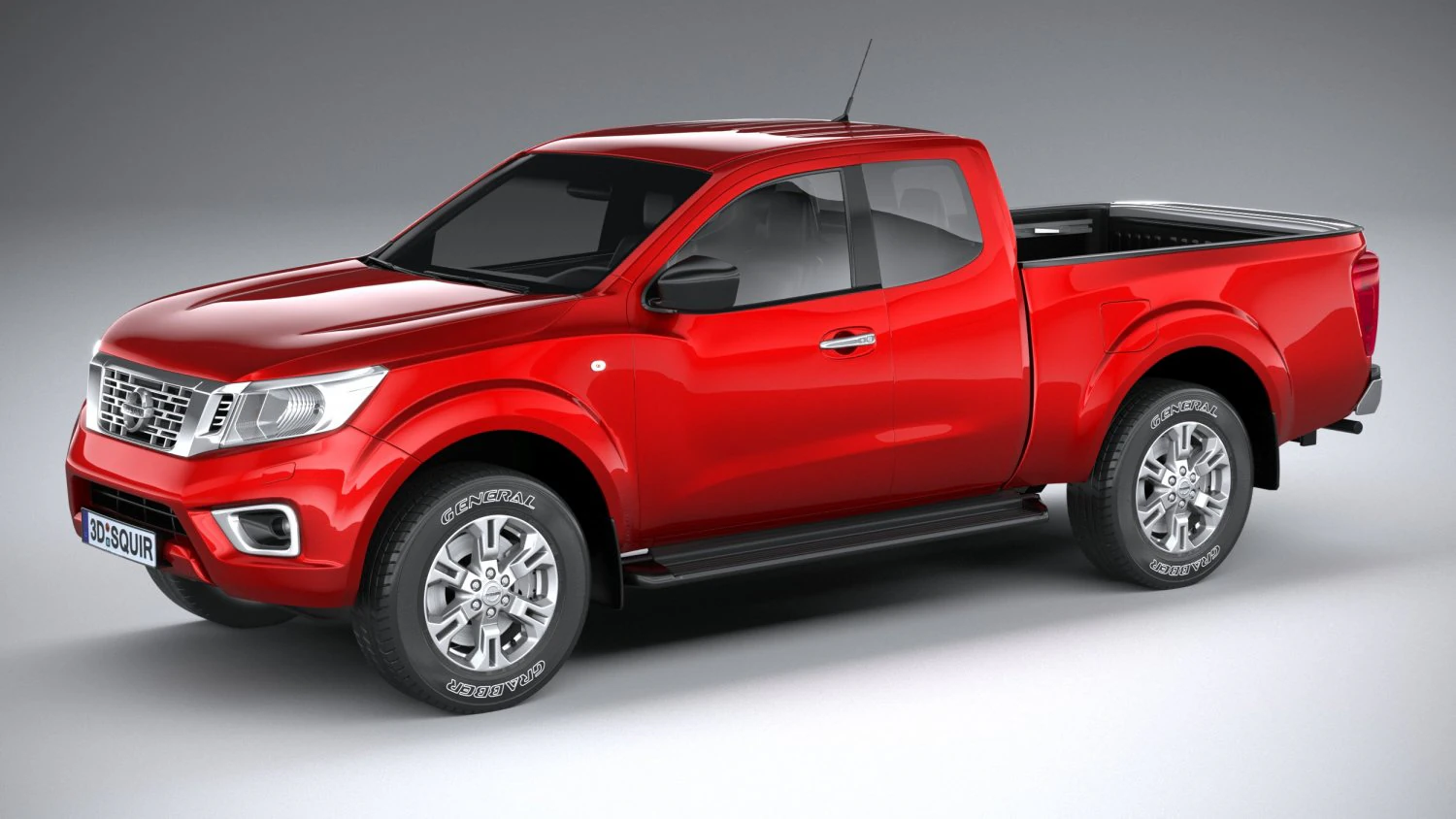 Nissan Navara 2020 3D Model .c4d .max .obj .3ds .fbx .stl .blend 
