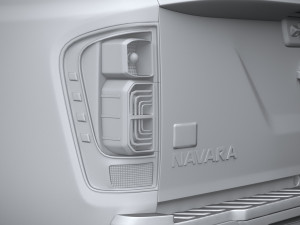 Nissan Navara 2020 3D Model
