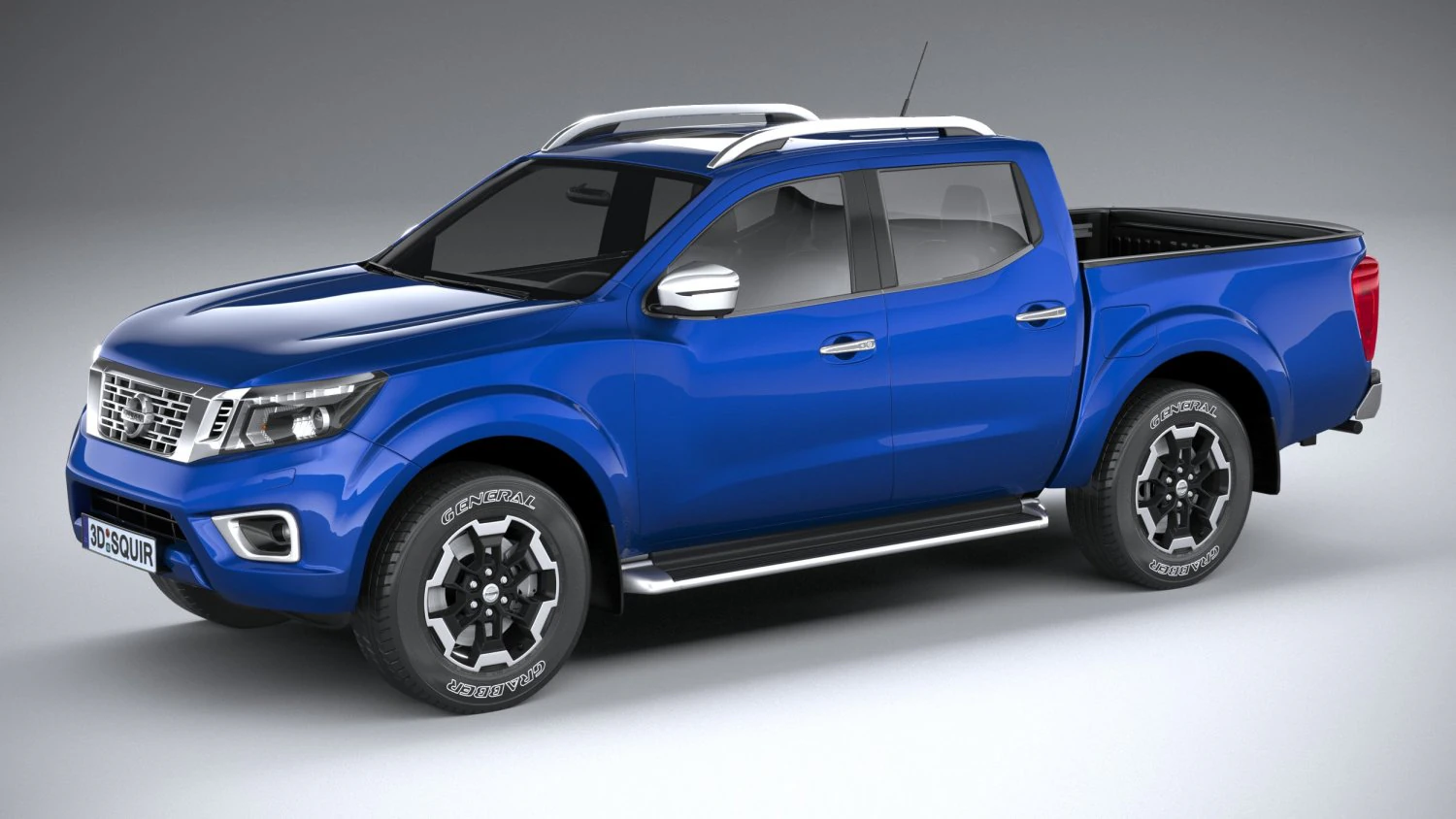Nissan Navara Doublecab 2020 3D Model .c4d .max .obj .3ds .fbx .stl .blend