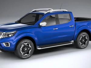 Nissan Navara cabine dupla 2020 Modelo 3D
