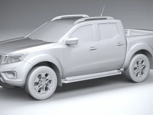 Nissan Navara Doublecab 2020 3D Model