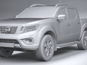 Nissan Navara Doublecab 2020 3D Model