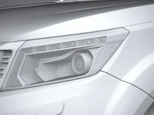 Nissan Navara Doublecab 2020 3D Model