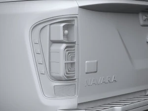 Nissan Navara Doublecab 2020 3D Model