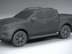 Nissan Navara Doublecab 2020 3D Model