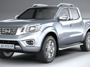 Nissan Navara Doublecab Regular 2020 3D Model