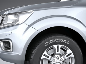 Nissan Navara Doublecab Regular 2020 Model 3D